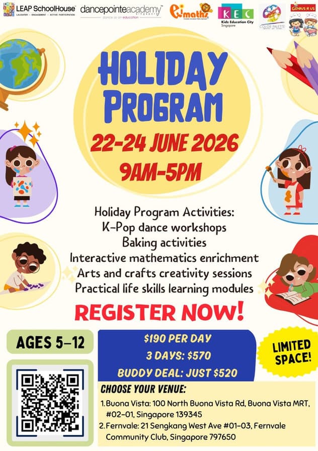 KEC June Holiday Program 2026 poster